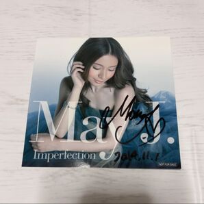 May J. 直筆サイン入り
