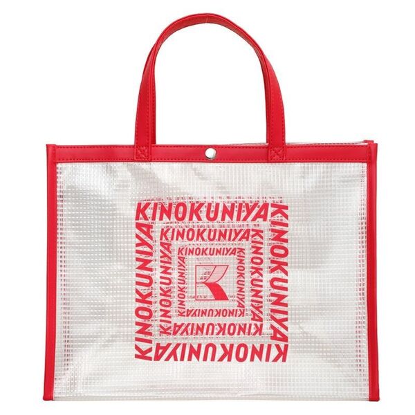 「新品未開封品」 紀ノ国屋 クリアミディアムバッグ ピンク 完売商品 トートバッグ