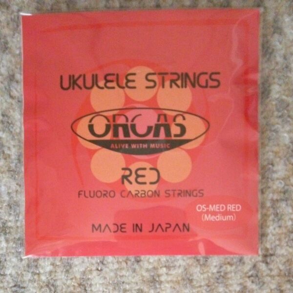 オルカス ウクレレ弦 OS-MED RED (Medium)