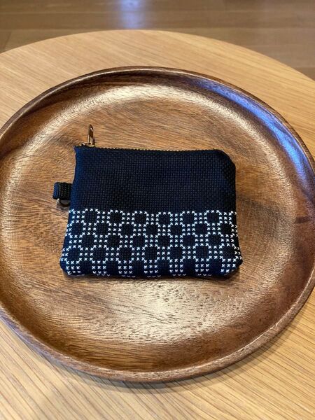 ハンドメイド ミニポーチ クロスステッチ ポーチ 刺繍 小物入れ