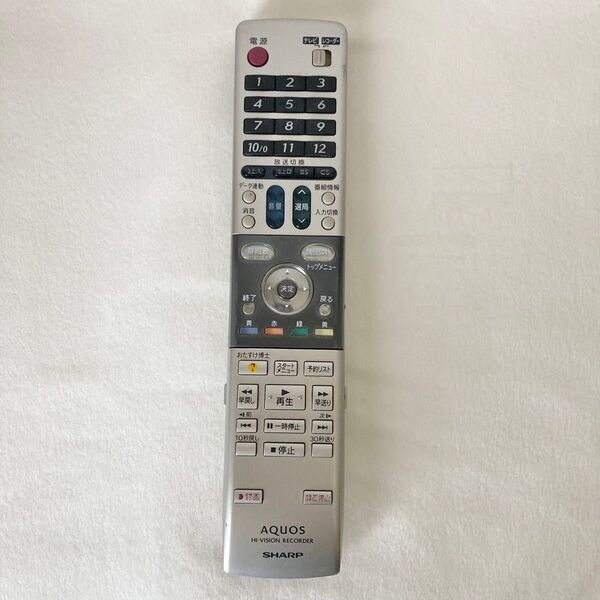 ジャンク品 リモコン SHARP AQUOS GA616PA シャープ 純正 テレビリモコン