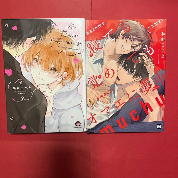 BL2冊セット 俺の恋心が弄ばれています 黒岩チハヤ 寝ても覚めてもオマエに夢中 秋鮭こぐま