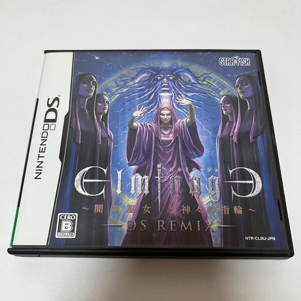 ニンテンドーDS ソフト エルミナージュ 闇の巫女と神々の指輪 DS Remix 動作確認済み 即購入歓迎 即発送可能