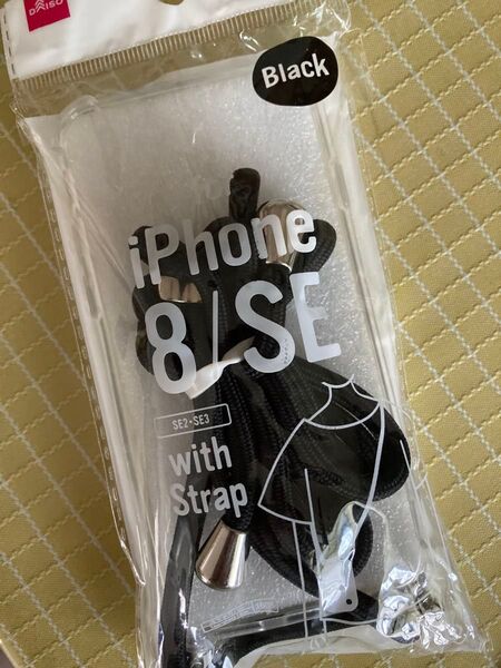 iphone8 SE クリアケース ショルダー付き スマホケース iPhone
