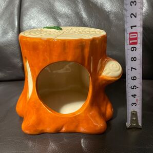 ハムスターハウス 陶器 切り株