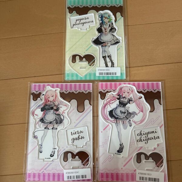 あおぎり高校 アクリルスタンド バレンタイン アクスタ 我部りえる ぷわぷわぽぷら 千代浦蝶美