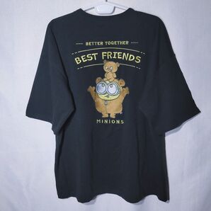 新品 Tシャツ L ボブ ティム ミニオンズ 着ぐるみ 刺繍 半袖 アニメ 映画