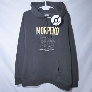 新品 パーカー 3L モルペコ まんぷく はらぺこ ポケモン プル 線画 裏起毛