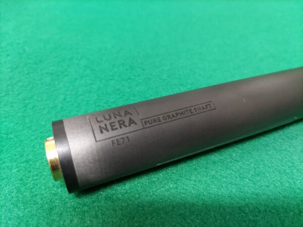 【ビリヤード】ロンゴーニ製キャロム用カーボンシャフト「Luna Nera」FE71:新品