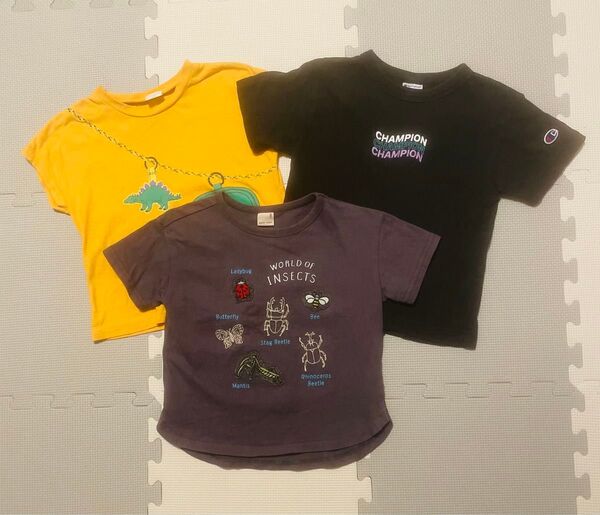 petit main champion 半袖 Tシャツ 3着 まとめ売り 100センチ