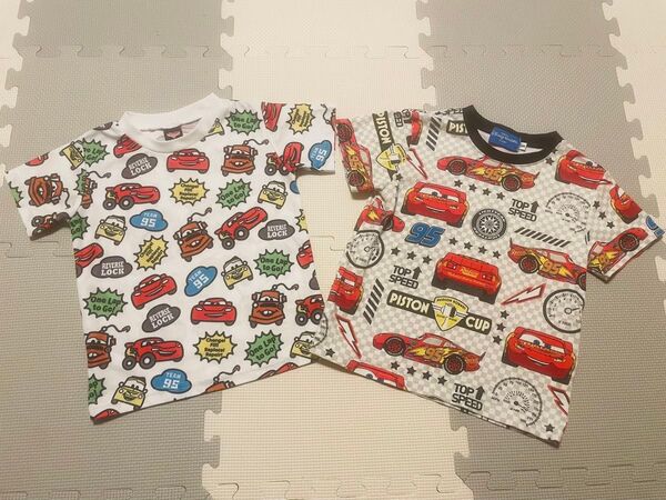 ディズニー カーズ 半袖 Tシャツ 2枚 まとめ売り 100サイズ