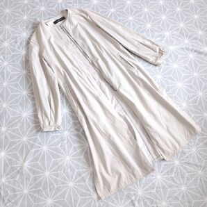 ZARA BASIC ザラ ベーシック ノーカラー スプリングコート XSサイズ