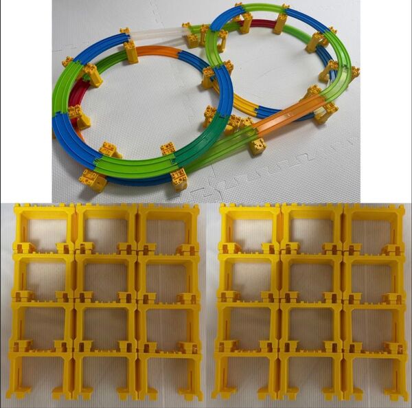プラレール レイアウト ブロック橋脚 橋桁