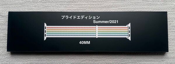 Apple Watch 純正バンド 40mm ナイキ プライドエディション Nike スポーツループ MJWN3FE/A