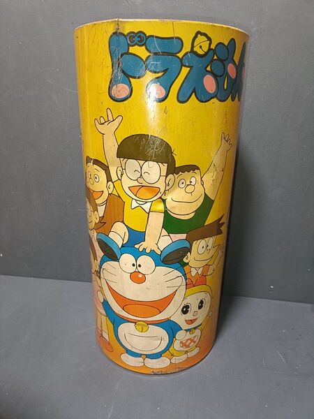 ザ・昭和レトロ ブリキ製ゴミ箱