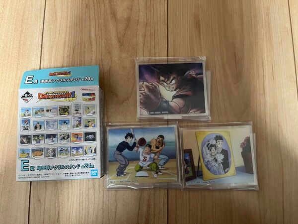 一番くじ ドラゴンボール DRAGON HISTORY Ⅱ E賞 場面写アクリルスタンド 3種セット