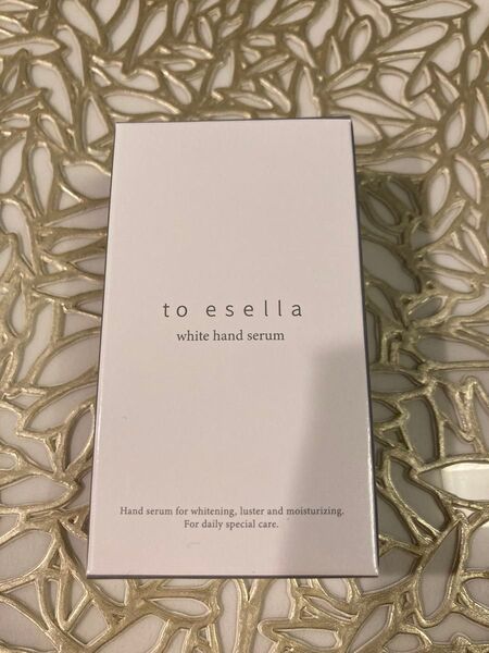 ホワイトハンドセラム to esella