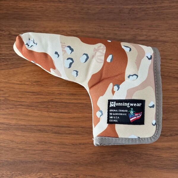 Munsingwear パター ヘッドカバー ベージュ系 ゴルフ