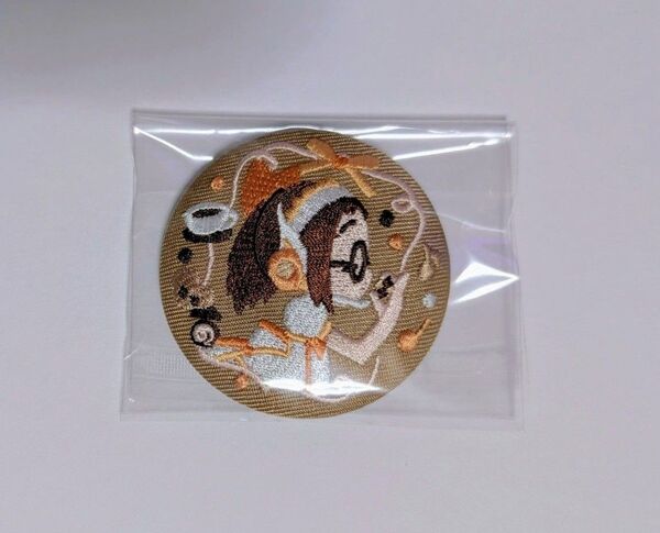 おジャ魔女どれみ 刺繍缶バッジ 缶バッジ 藤原はづき パテシエ服
