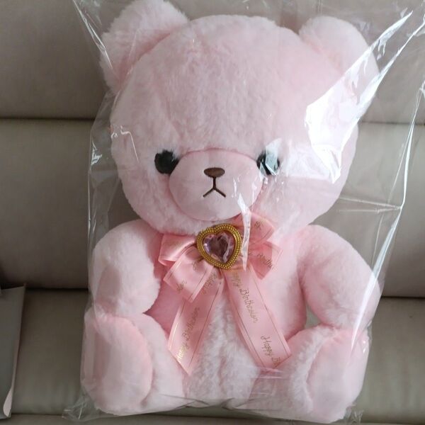 ハッピーバースデーベアー★ピンク★Happy Birthcolor Pastel Bear Big voi.2★10月★テディベア
