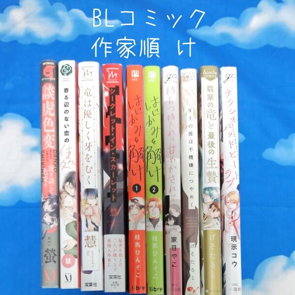 TYK11 BLコミックス 作家順 け 10冊 バラ可