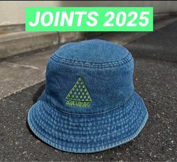 JOINTS2025!love ear art バケットハット デニム 新品