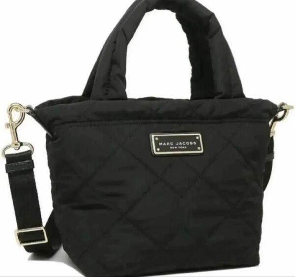 マークジェイコブス ショルダーバッグ トートバッグ MARC JACOBS ナイロン 黒 ブラック