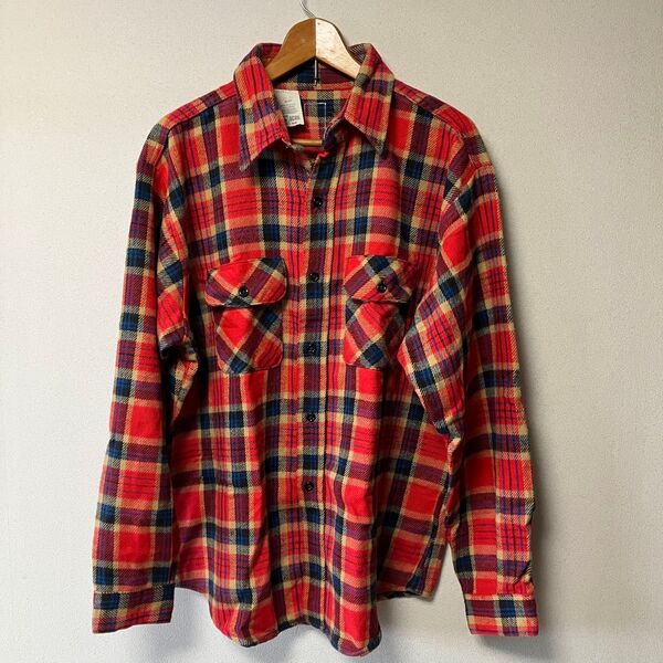 BIG SIZE unknownヴィンテージ ネルシャツ made in USA vintage 状態抜群