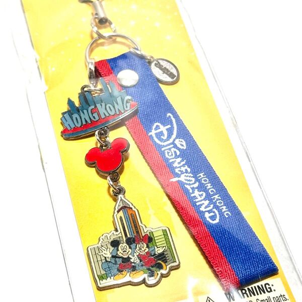 ディズニーランド 香港 ミッキー ミニー ストラップ