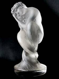  редкостный 1920 год RENE LALIQUE Rene *lalikSirene Petite Cire -n человек рыба. гравюра изображение Pachi ne оборудование орнамент f Lost стекло машина эмблема 