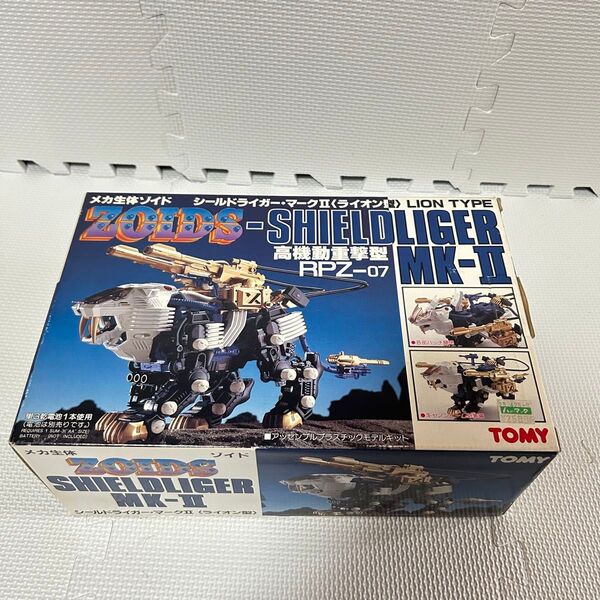未組立 旧ゾイド シールドライガー MK-II メカ生体版 昭和版 ZOIDS TOMY トミー マークII マーク2 マークツー