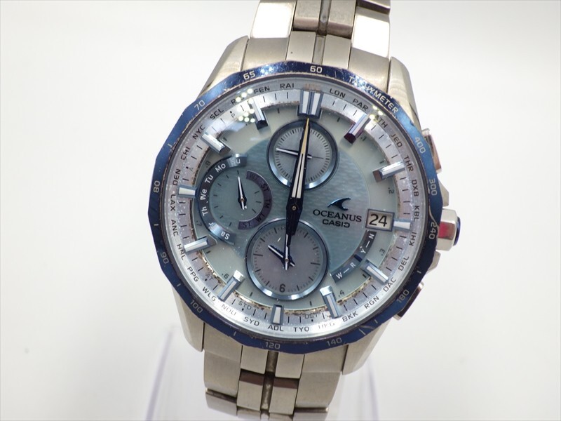 カシオオシアナスマンタ黒文字盤OCW-S3000-1AJFを最安値価格で