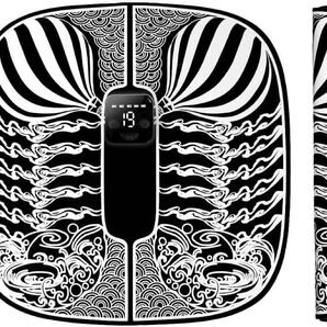 フットリラックス足裏足をリラックスさせる 休脚リラクゼーション器 6種モード 19段階レベルリモコン付き ふくらはぎ(ブラック)
