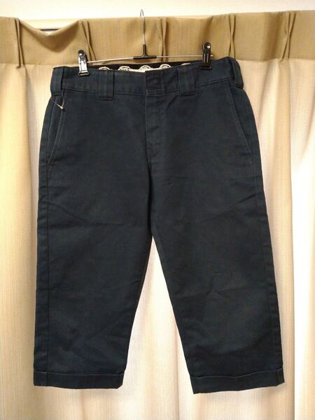 ディッキーズ Dickies ネイビー 紺色 ハーフ ショートパンツ スケーター チノパン 古着 ワークパンツ