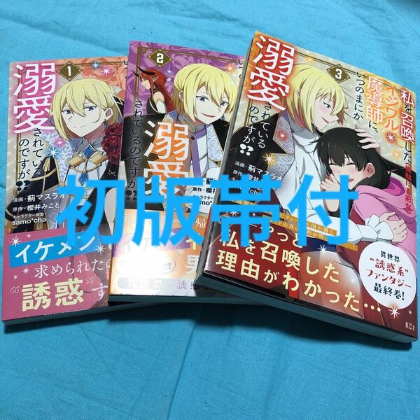 【初版帯付】私を召喚した〈無駄に美形な〉イジワル魔導師に、いつのまにか溺愛されているのですが!? 1〜3