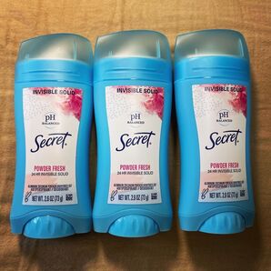 【3本セット】Secret ph BALANCED Powder Fresh シークレット パウダーフレッシュ 海外デオドラント