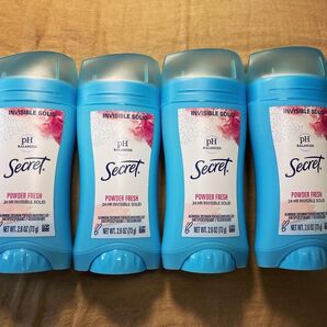 【4本セット】Secret ph BALANCED Powder Fresh シークレット パウダーフレッシュ 海外デオドラント