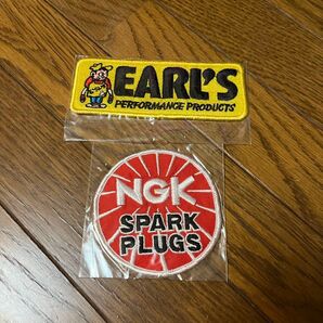 EARL'S NGK SPARK PLUGS ワッペン