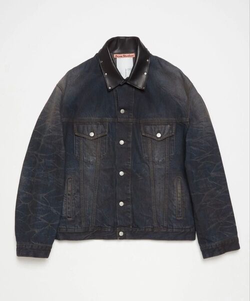 Acne Studios24awデニムレザージャケットsサイズ