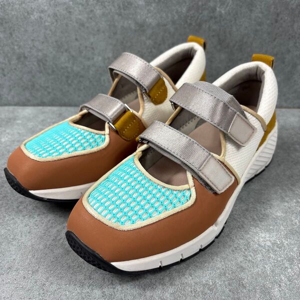 fitfit フィットフィット ベルテッドグリップスニーカー 外反母趾 23.5