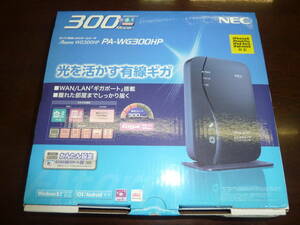 PA-WG300HP　NEC　ルーター　WIFI　外付けの　ハードディスクで　NAS　機能