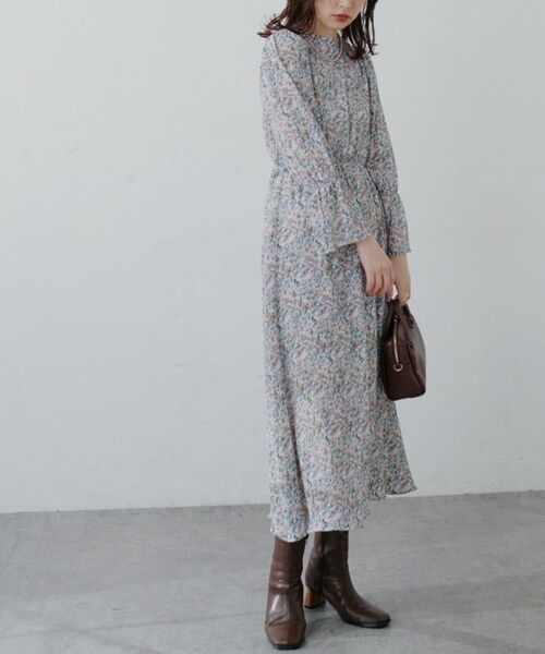 natural couture(ナチュラルクチュール) 総チュールワンピース