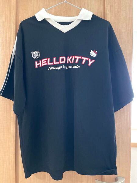 5/26まで出品 ハローキティ オーバーサイズTシャツ ブラック Mサイズ