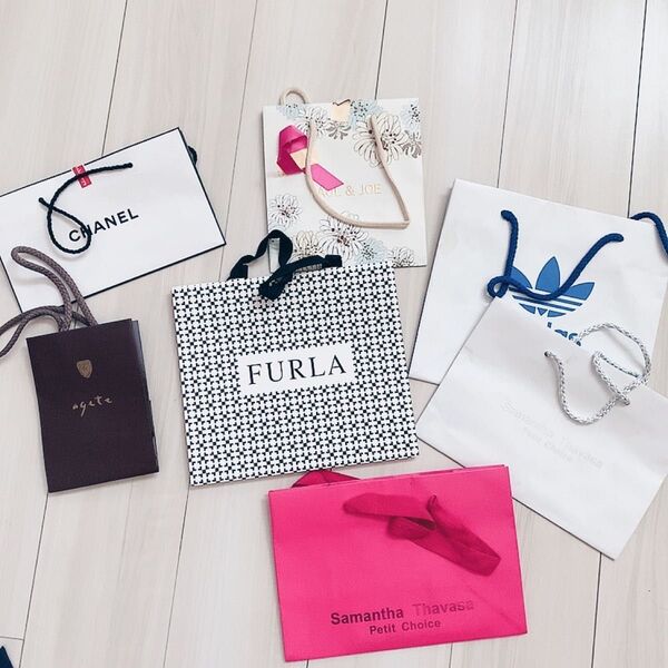 ショッパー 紙袋 CHANEL ブランド ショップ袋 セット