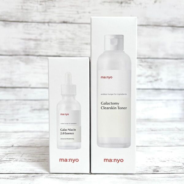 新品 魔女工場 マニョ manyo ガラクナイアシン2.0エッセンス 50ml ・ガラクトミースキントナー 210ml