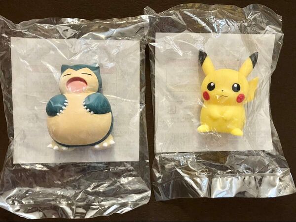 未開封セット ポケモンセンター限定 指人形 ピカチュウ カビゴン まとめ売り マスコット Pokemon ポケットモンスター