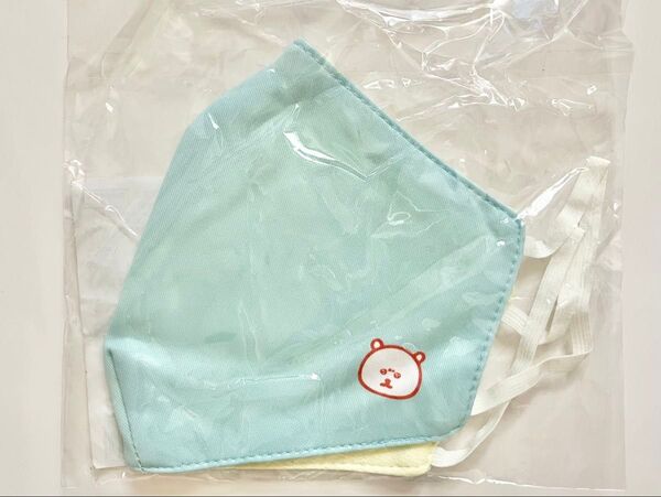 未開封 ナガノキャラクターズ 自分ツッコミくま 布マスク グリーン ナガノのくま ナガノマーケット ちいかわ 緑