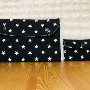 マルチポーチ☆星柄☆ハンドメイド