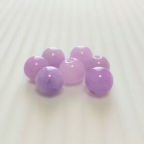 天然石 ラベンダーアメジスト 薄紫水晶 パワーストーン 8ミリ玉30粒