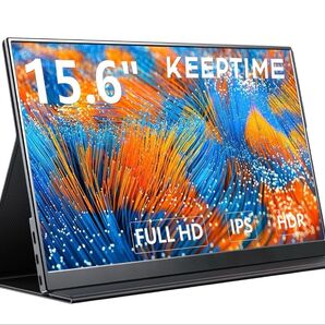モバイルモニター 15.6インチ ディスプレイ ポータブルモニター IPS 薄型 軽量 マグネット保護カバー付き Switch